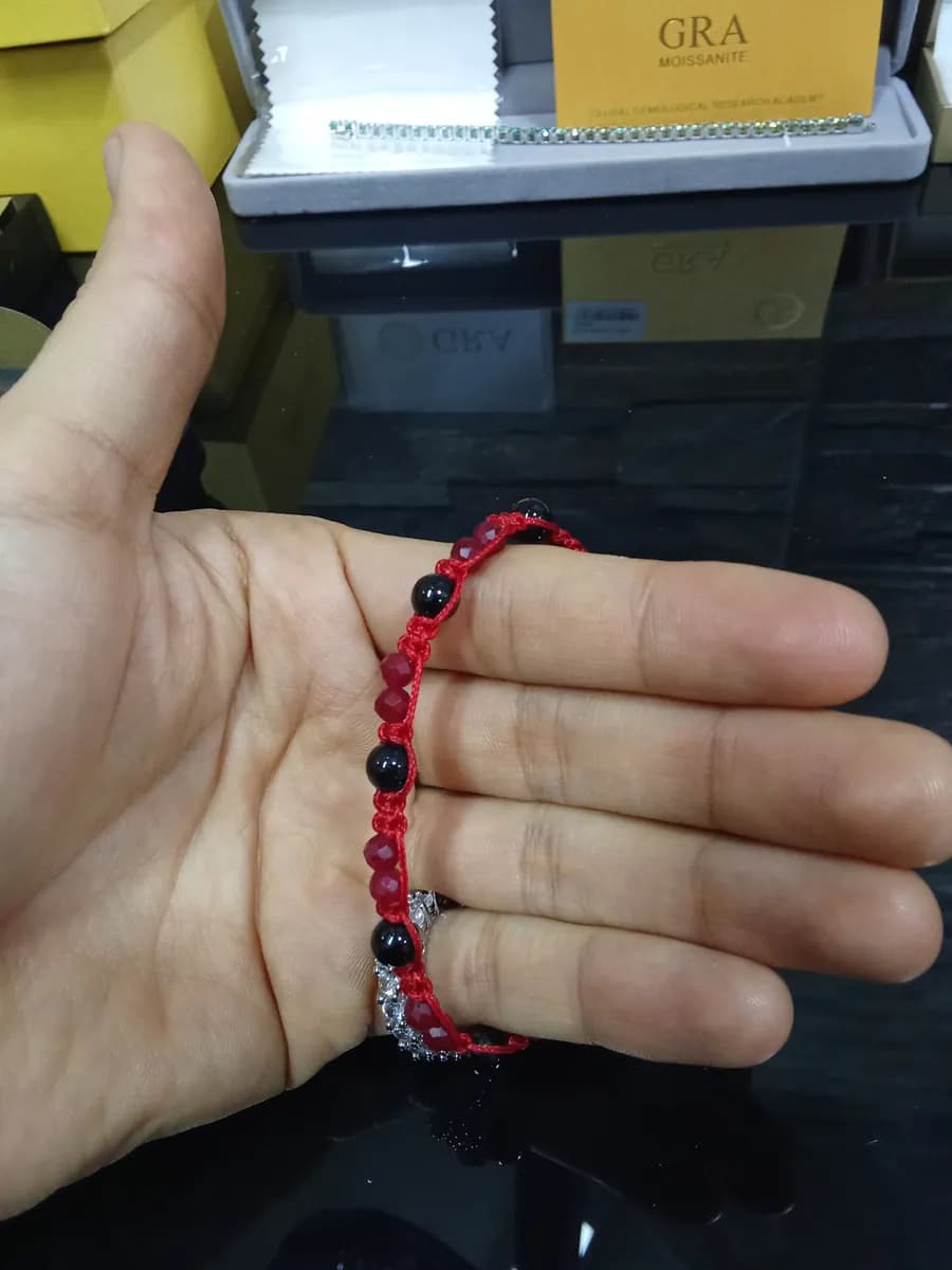 Pulsera rubí turmalina ♦️⚫